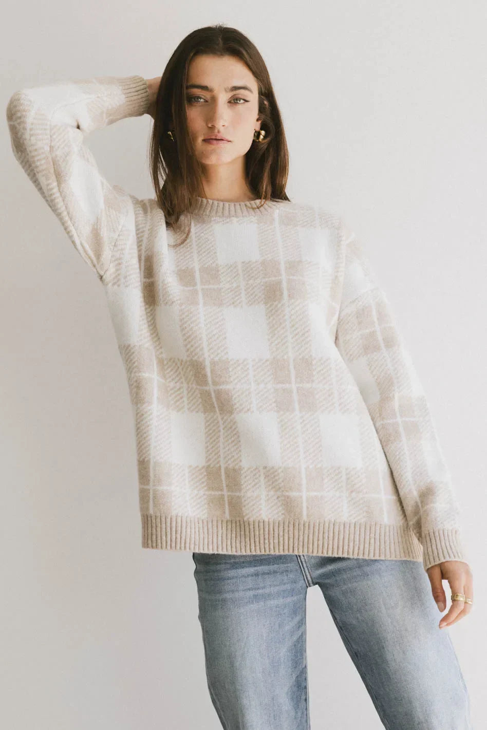 Emilee Plaid Sweater FINAL SALE