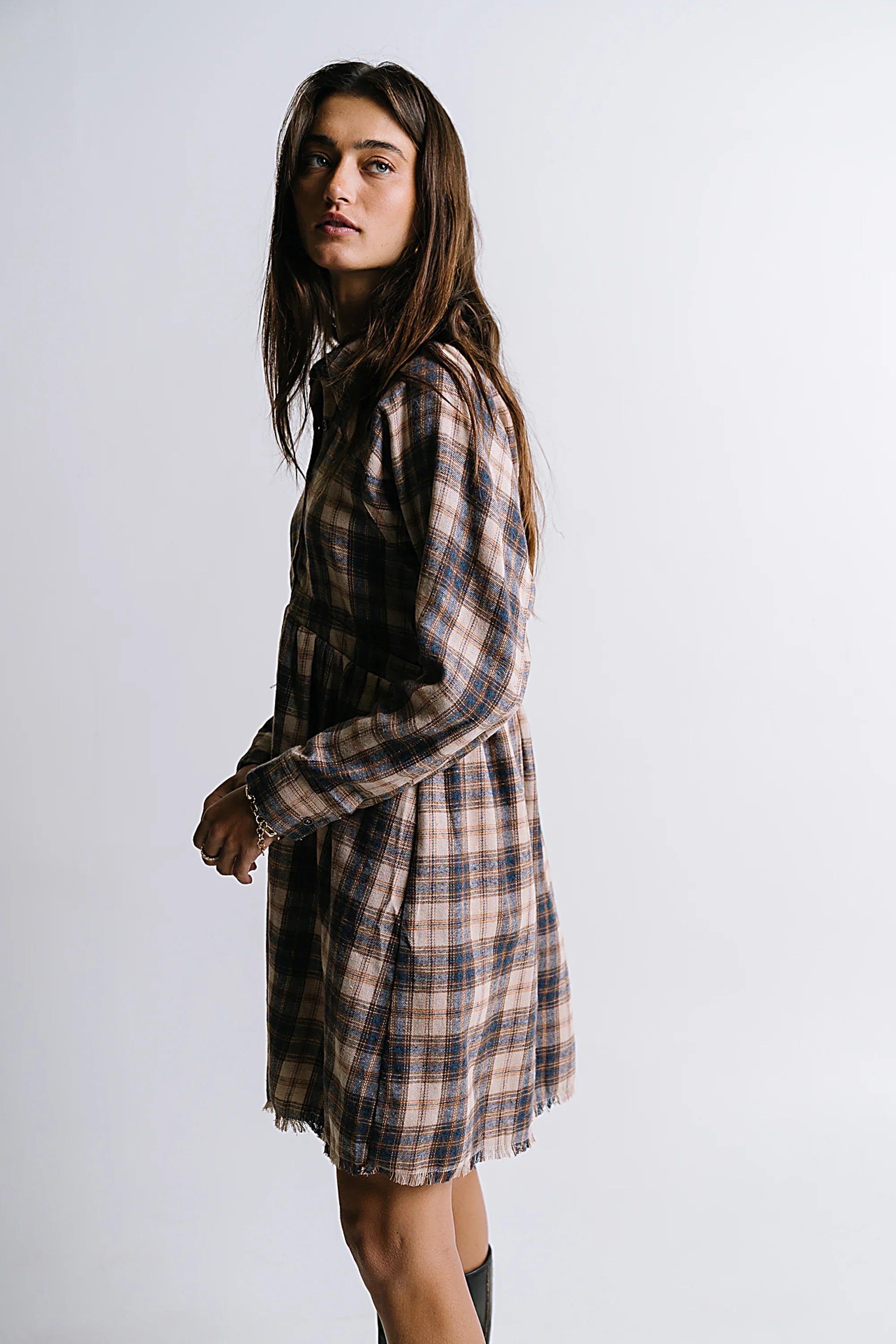Karrie Plaid Mini Dress FINAL SALE
