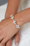 Silver Freshwater Pearl Bridal Bracelet