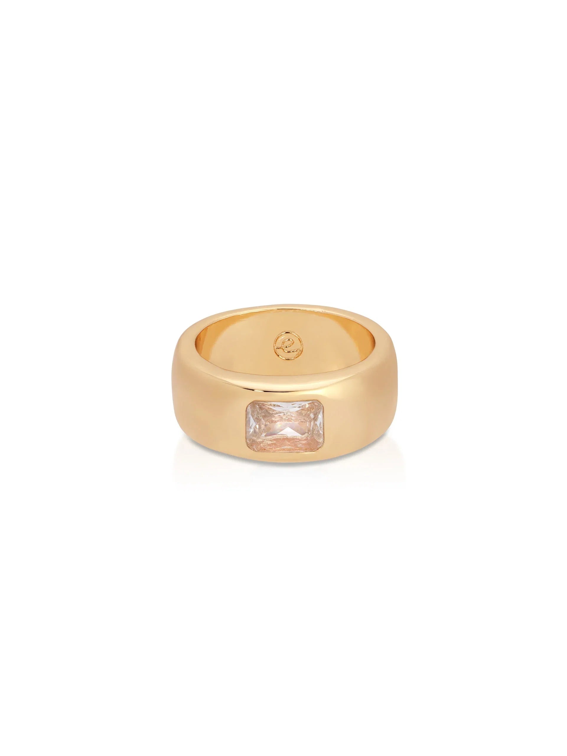Emerald Cut Treasure Ring
