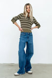 Terry Wide Leg Jeans
