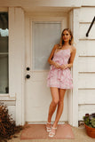 Elina Tiered Ruffle Babydoll Mini Dress