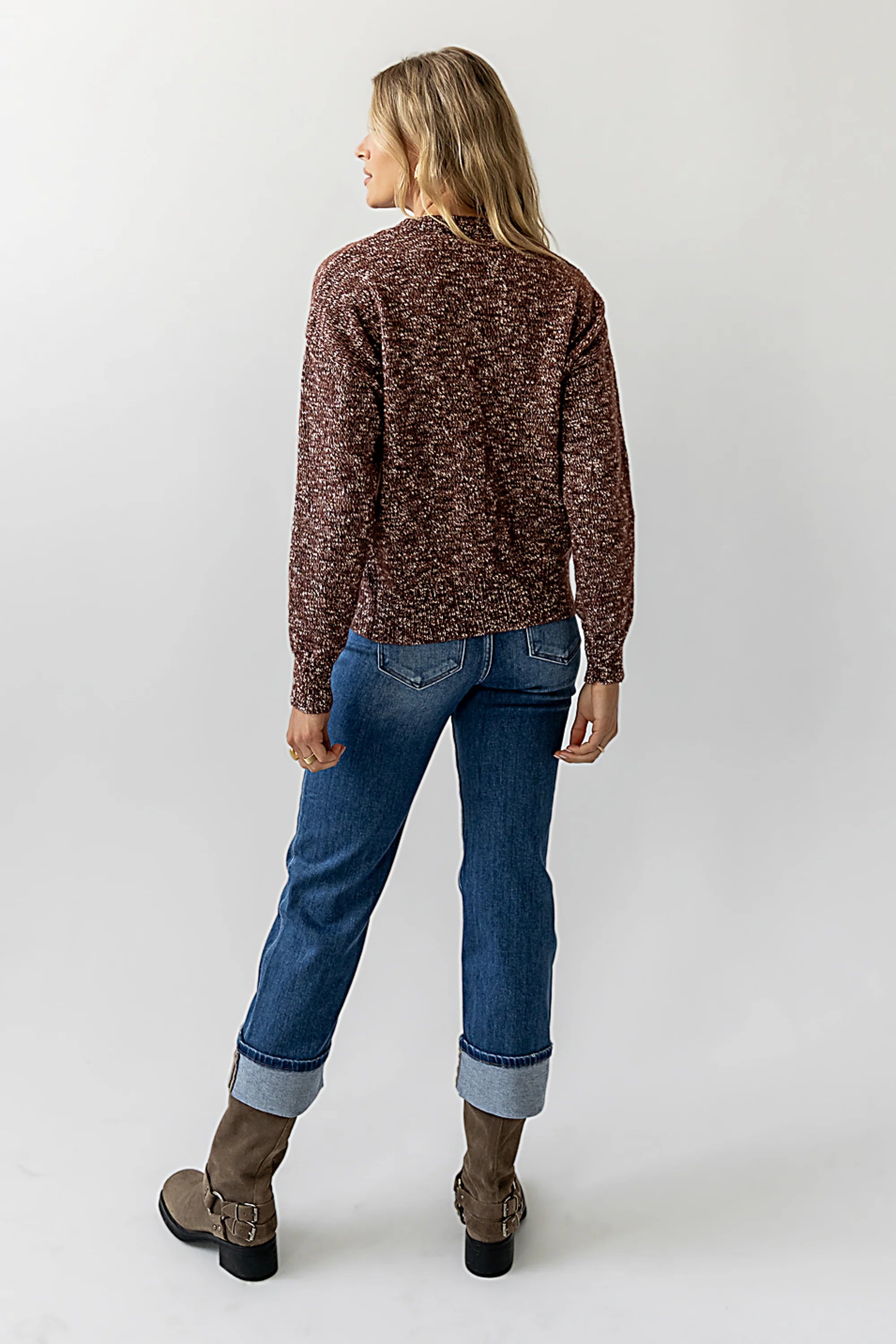 Violet Cuffed Straight Leg Jeans FINAL SALE