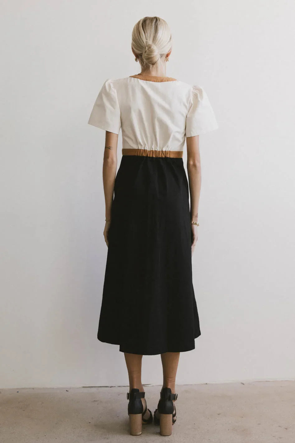 Edith Colorblock Zip Up Dress FINAL SALE