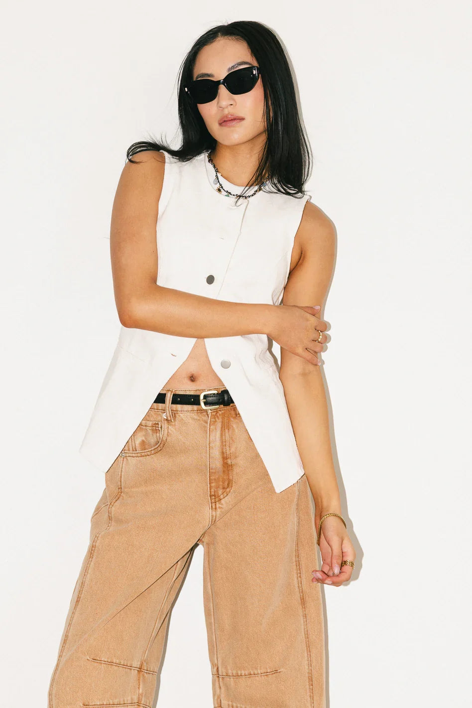 Stella Denim Vest FINAL SALE