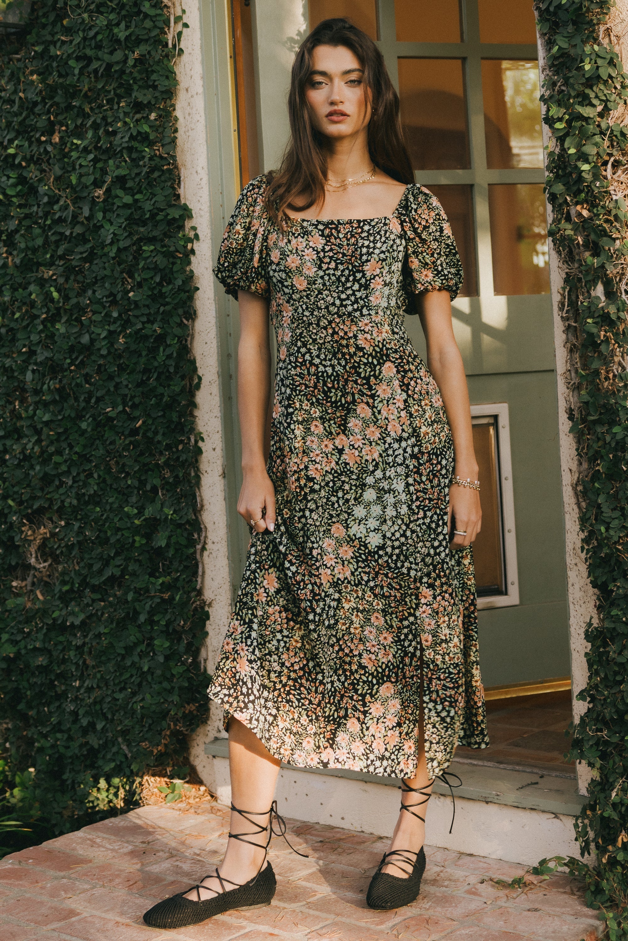 Vienna Floral Maxi Dress FINAL SALE