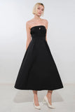 MYSTIC MIDI DRESS STRAPLESS COTTON DRESS
