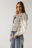 Vale Smocked Blouse in Black FINAL SALE