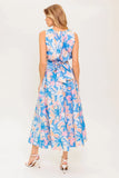 SUMMER HARMONY TIE TOP SKIRT SET POWDER BLUE