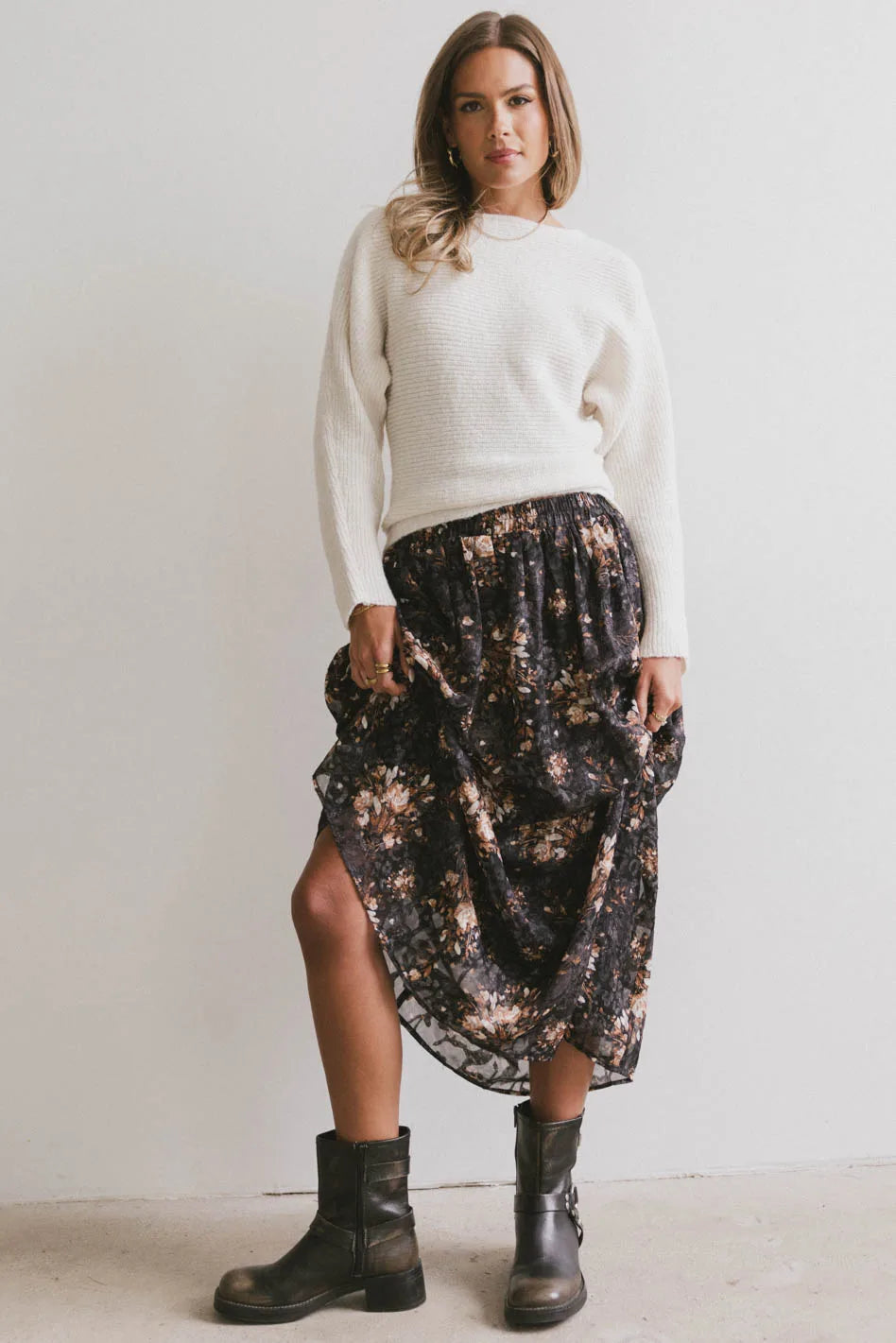 Azura Knit Sweater in Cream FINAL SALE