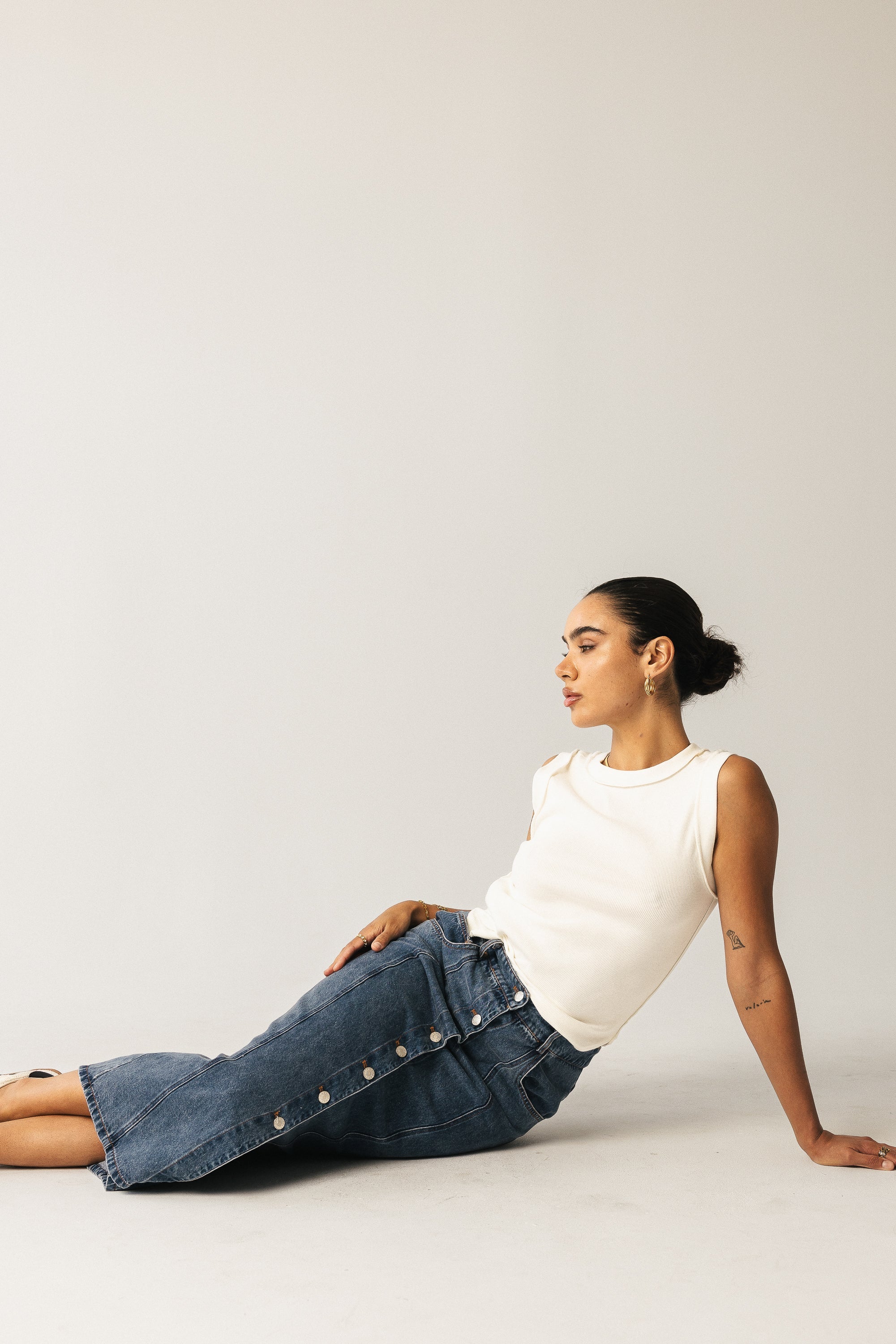 Kylo Denim Maxi Skirt FINAL SALE