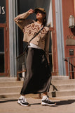 Preston Satin Skirt in Black FINAL SALE