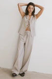 Eslyn Baggy Pants in Taupe FINAL SALE
