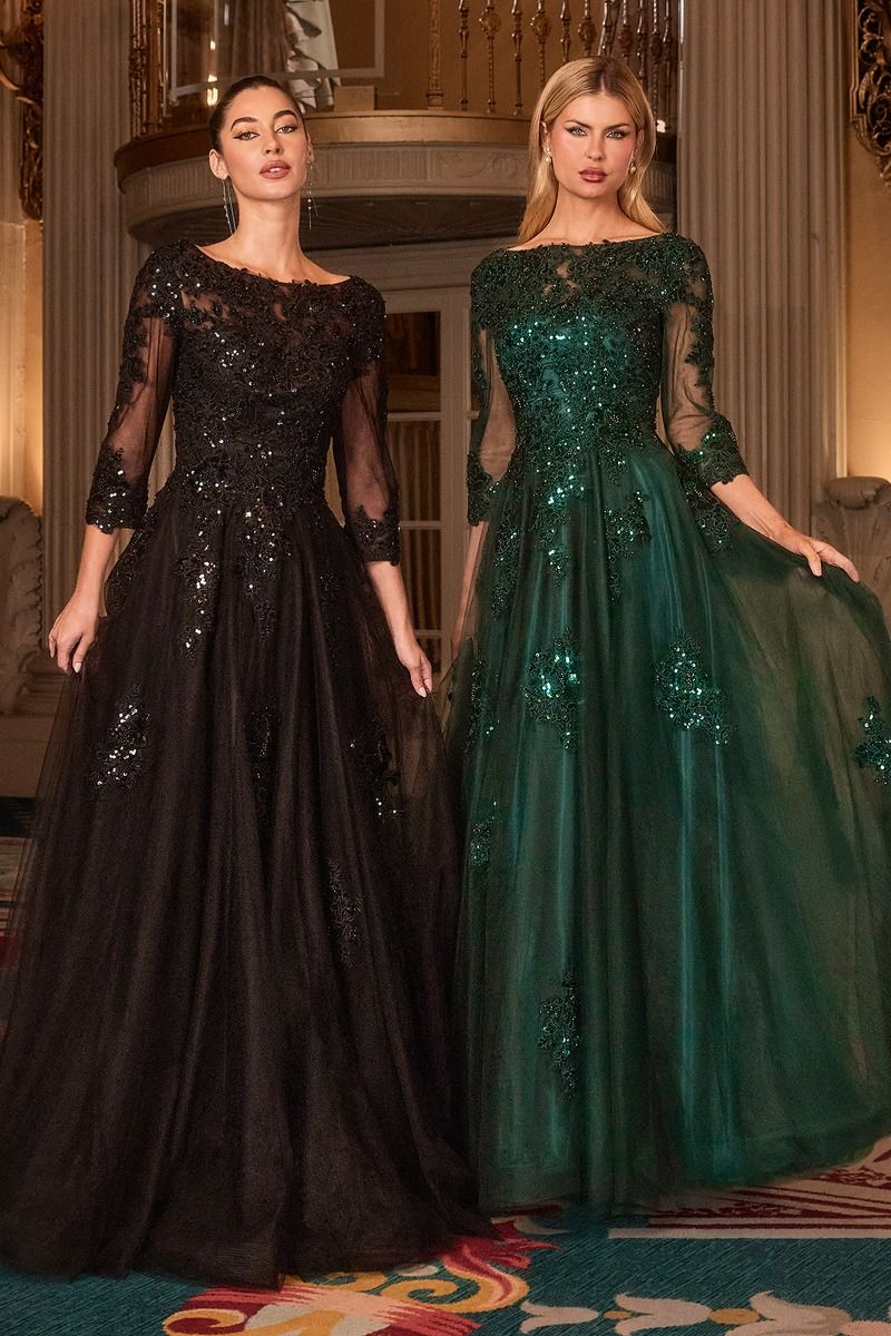 FRANCESCA GOWN BALL GOWN WITH SLEEVES