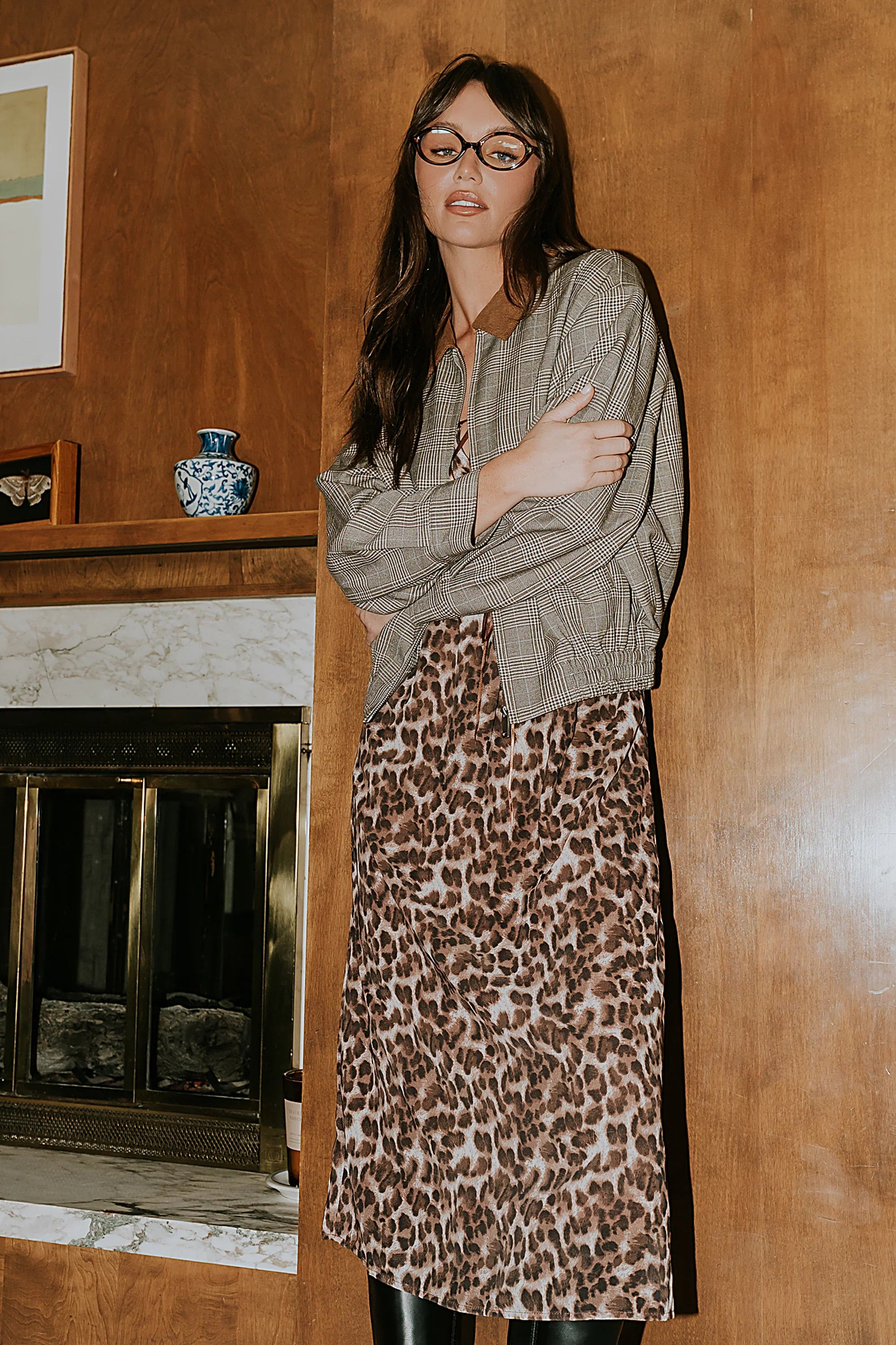 Kenzington Plaid Bomber Jacket