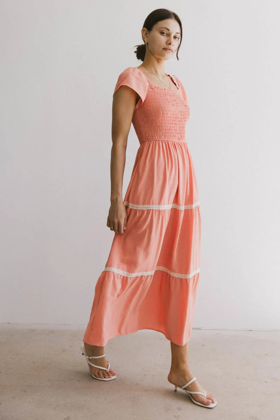 Joy Lace Trim Maxi Dress FINAL SALE