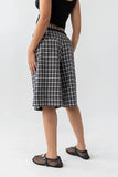Wrenna Plaid Bermuda Shorts