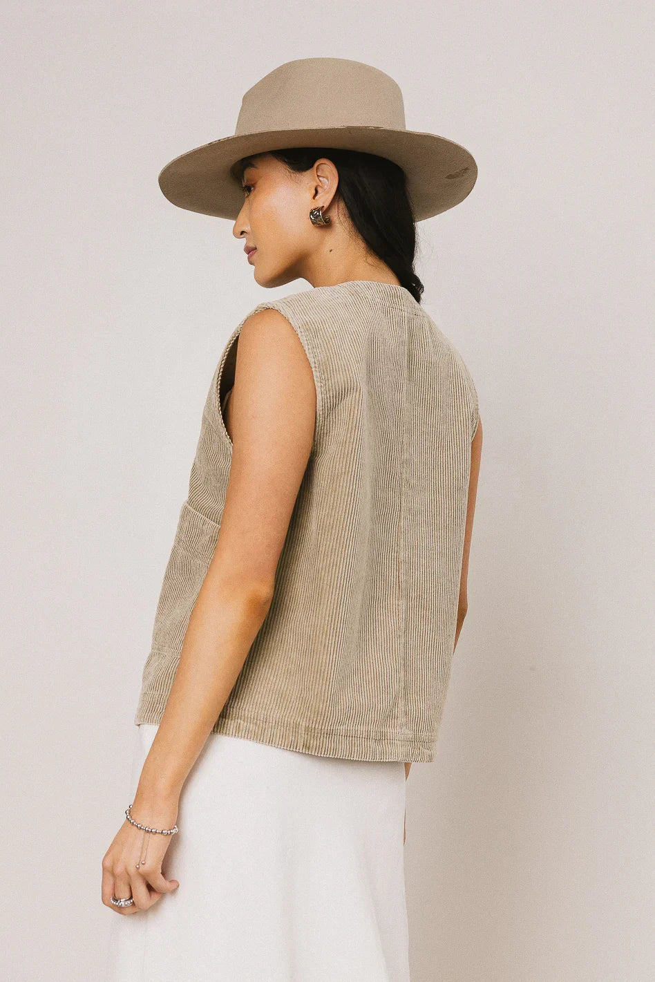 Devon Corduroy Vest FINAL SALE