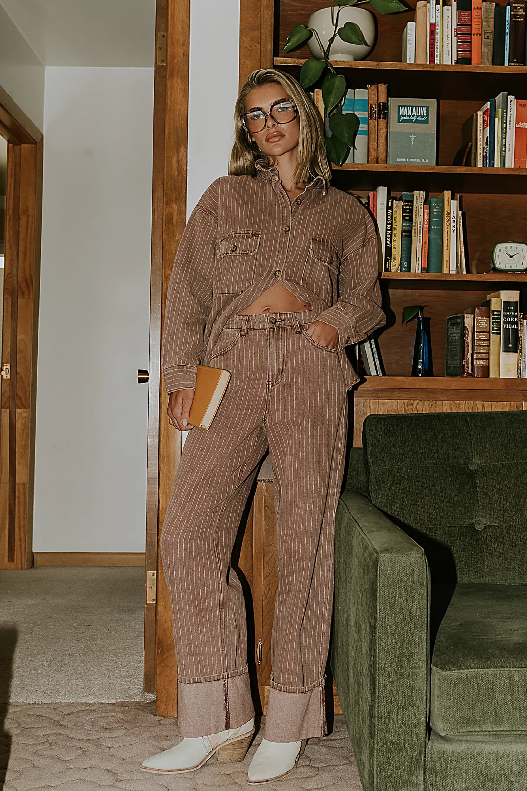 Shaylee Striped Button Up FINAL SALE