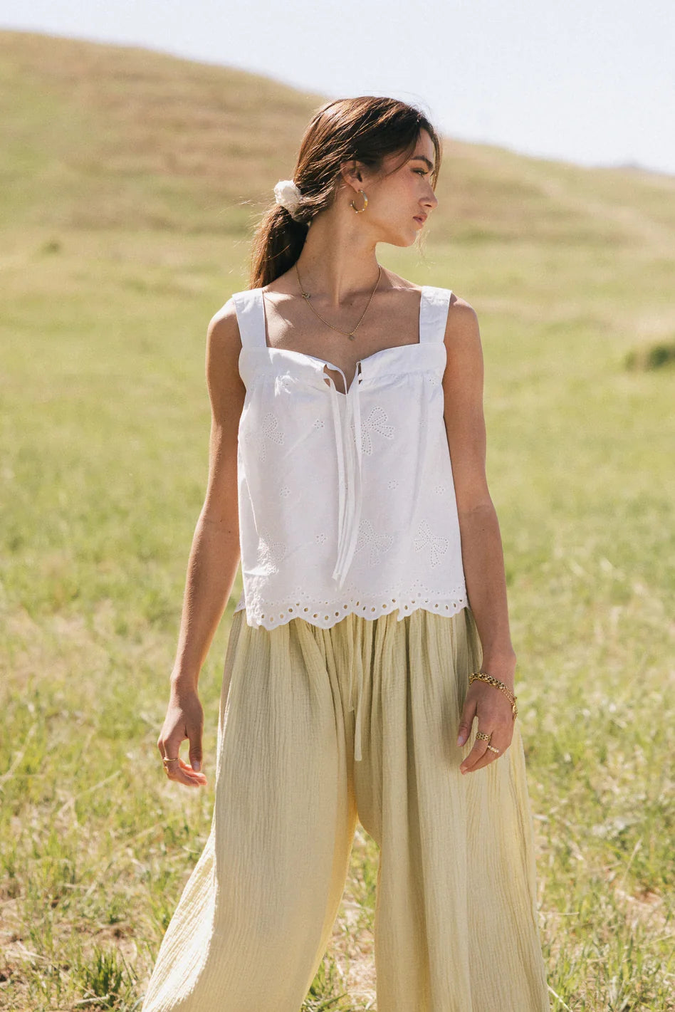 Cecily Bow Tank FINAL SALE