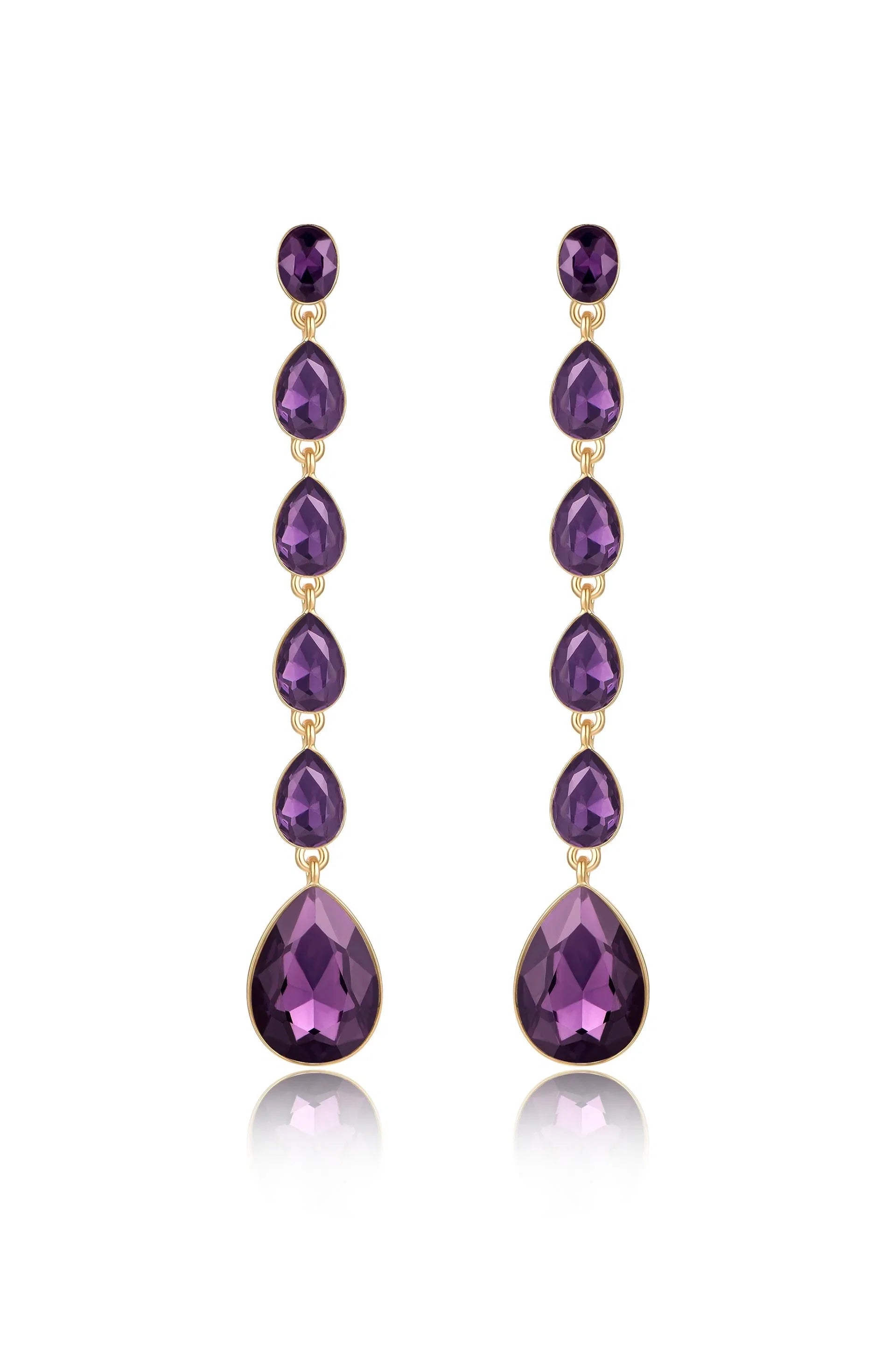 Crystallized Drop Earrings