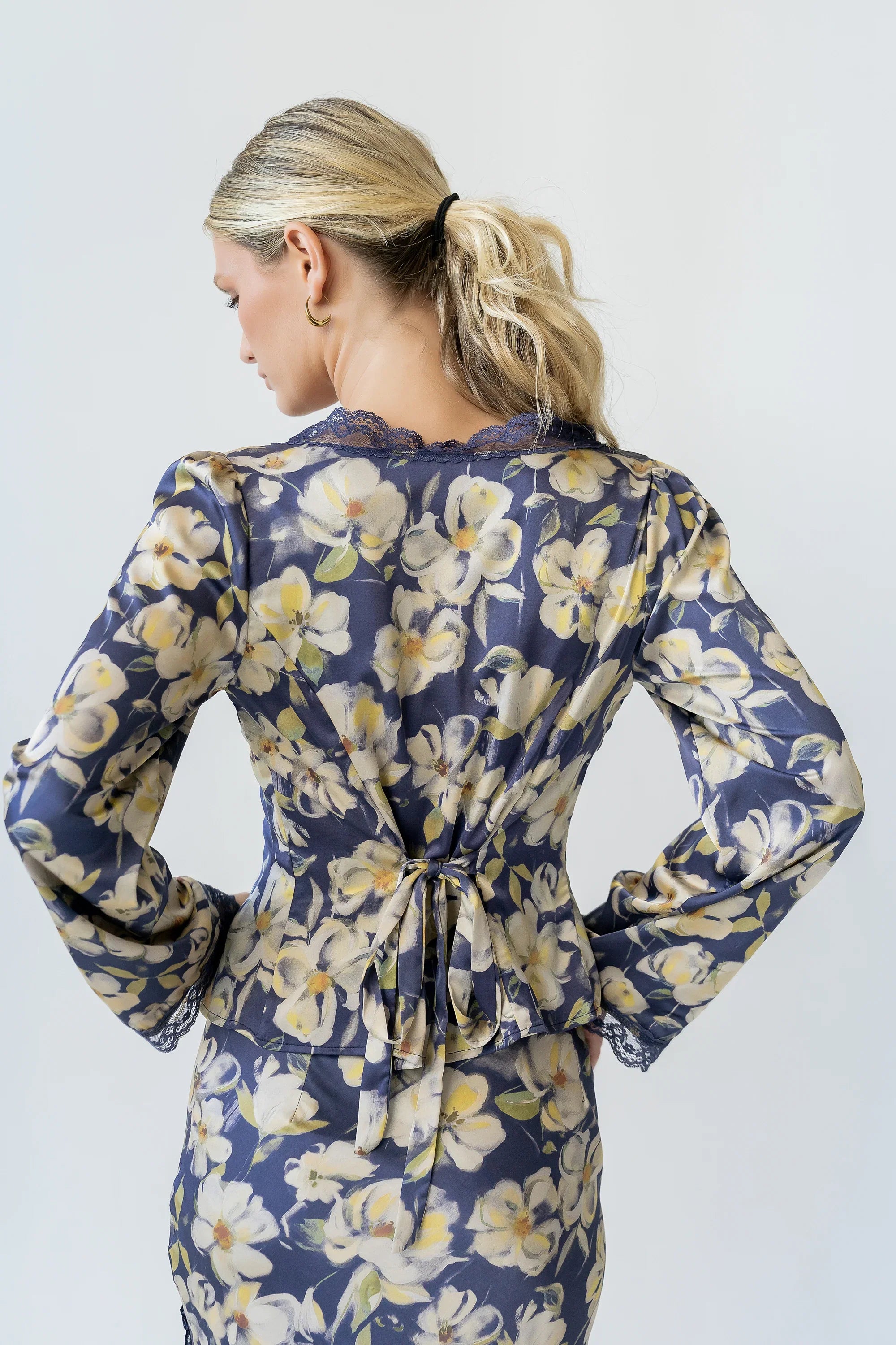 Kirsty Floral Satin Top