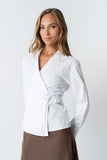 Kimmy Wrap Blouse