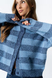 Russel Oversized Sweater in Blue