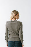 Rustin Contrast Sweater in Grey FINAL SALE
