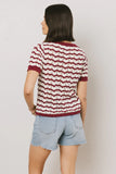 Eddie Knit Sweater in Berry FINAL SALE
