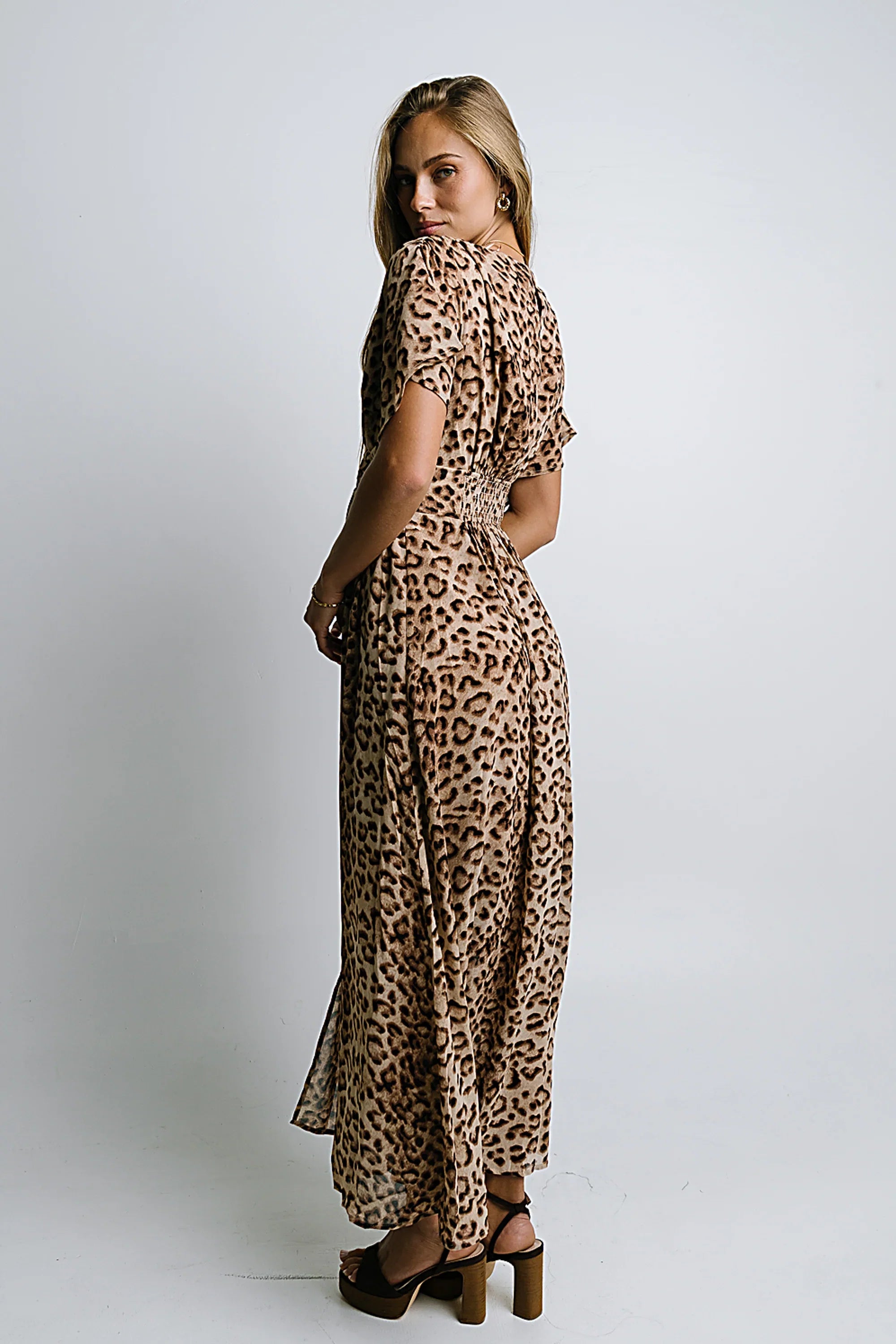 Wrenna Leopard Maxi Dress