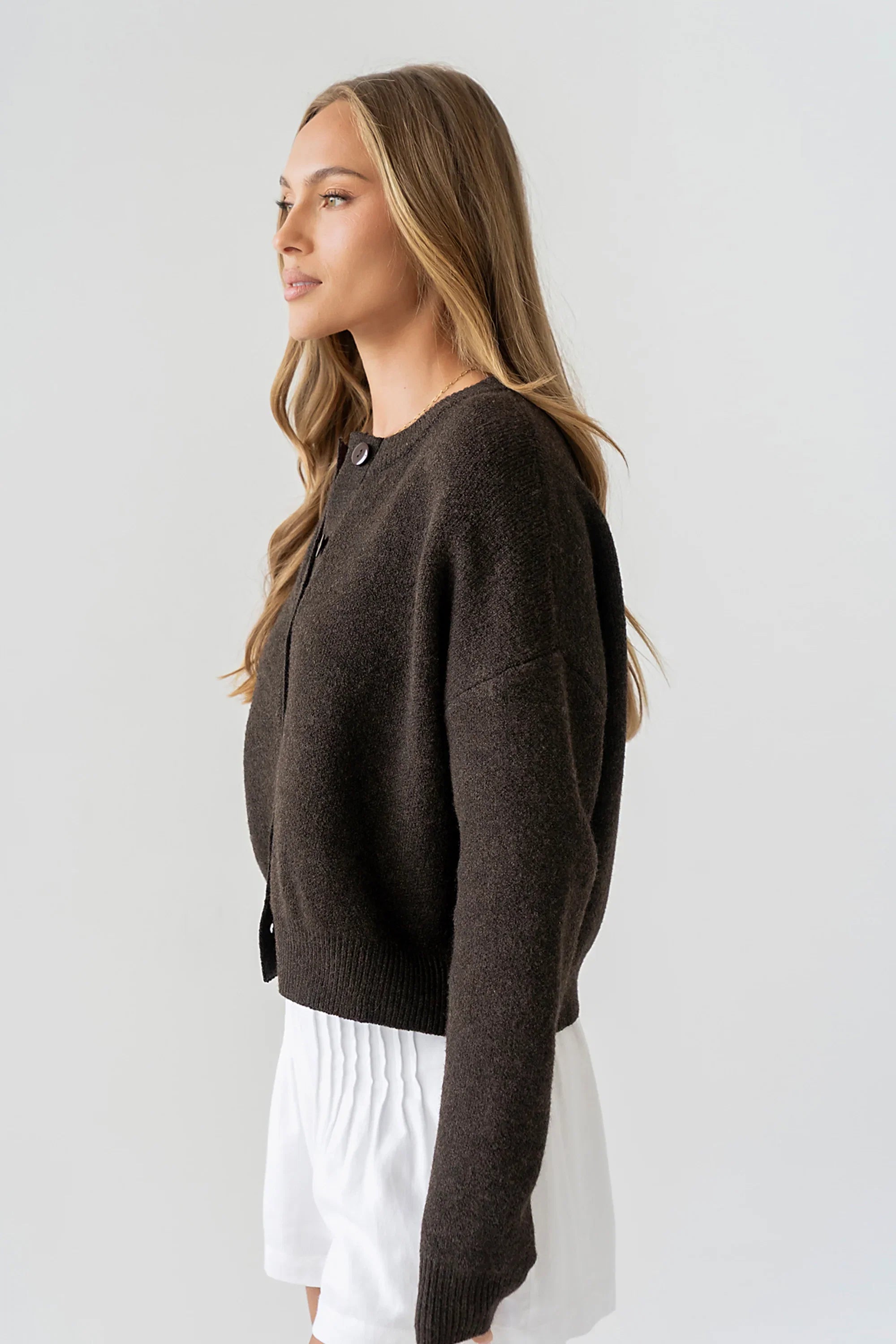 Valeria Oversized Sweater in Brown