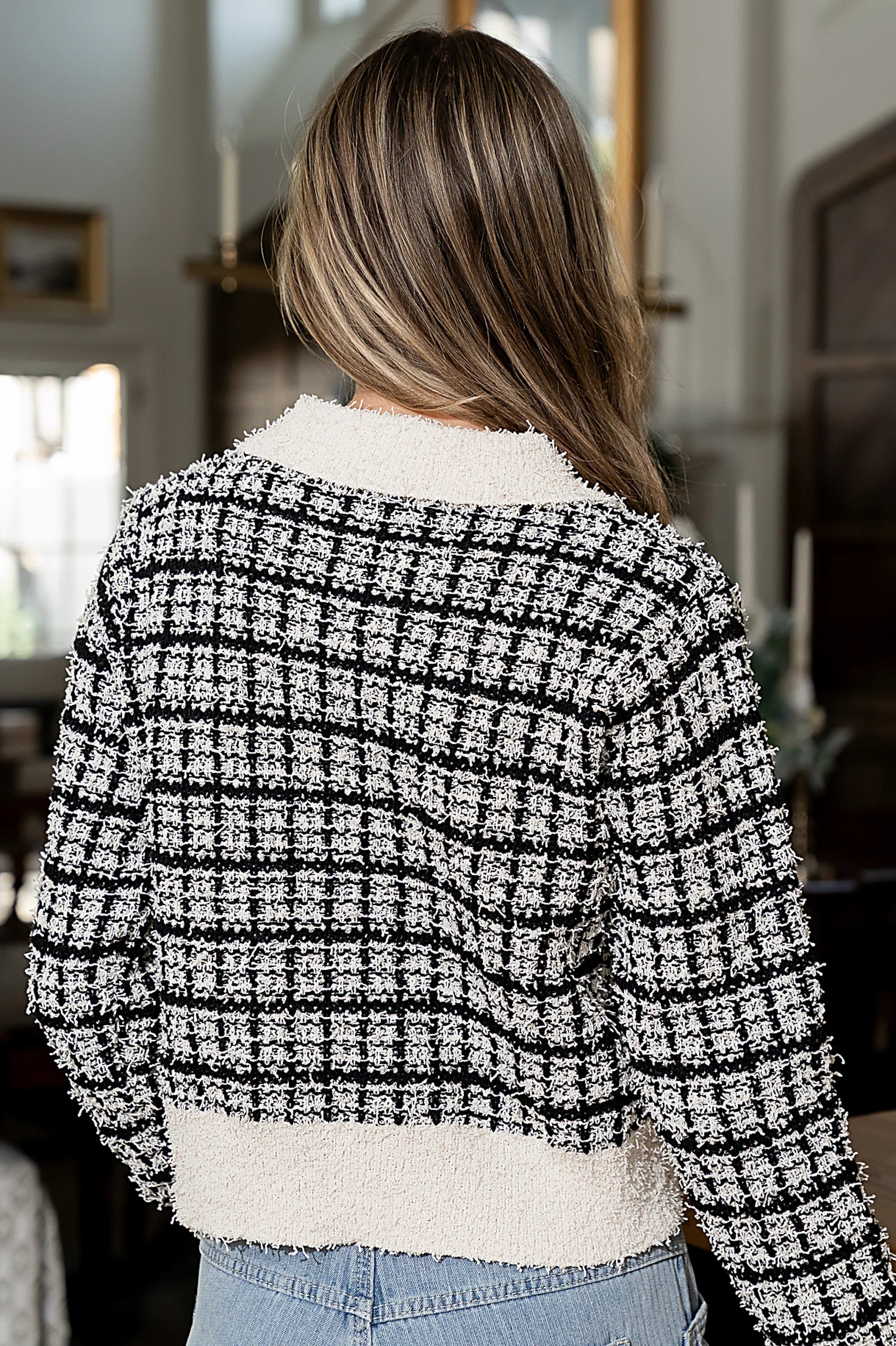 Junior Two Toned Cardigan