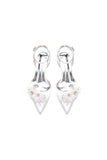 Elegant Ankle Strap Pointed Toe High Heels with Rhinestone Flower