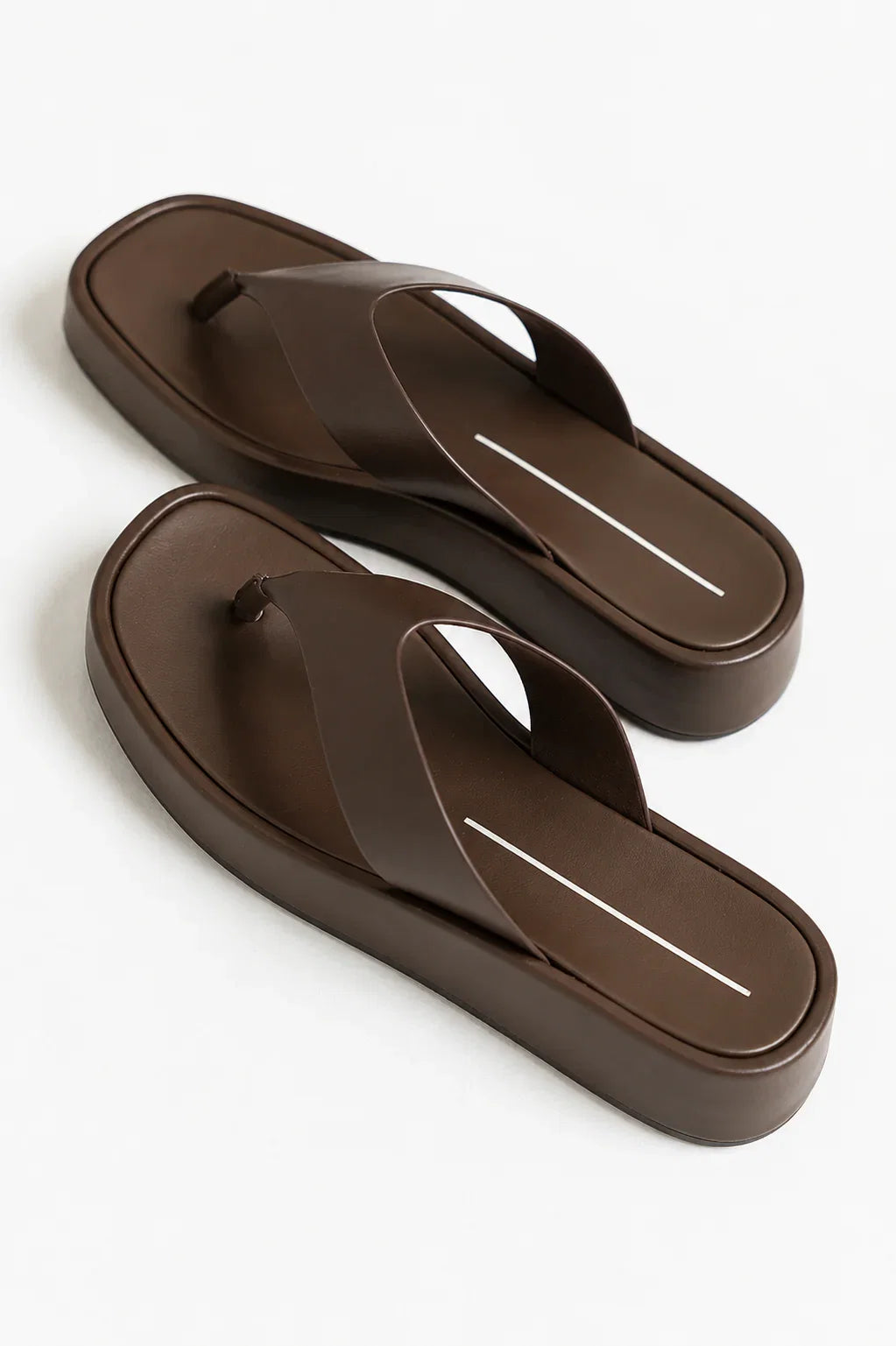 Lola Platform Sandal in Brown