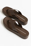 Lola Platform Sandal in Brown