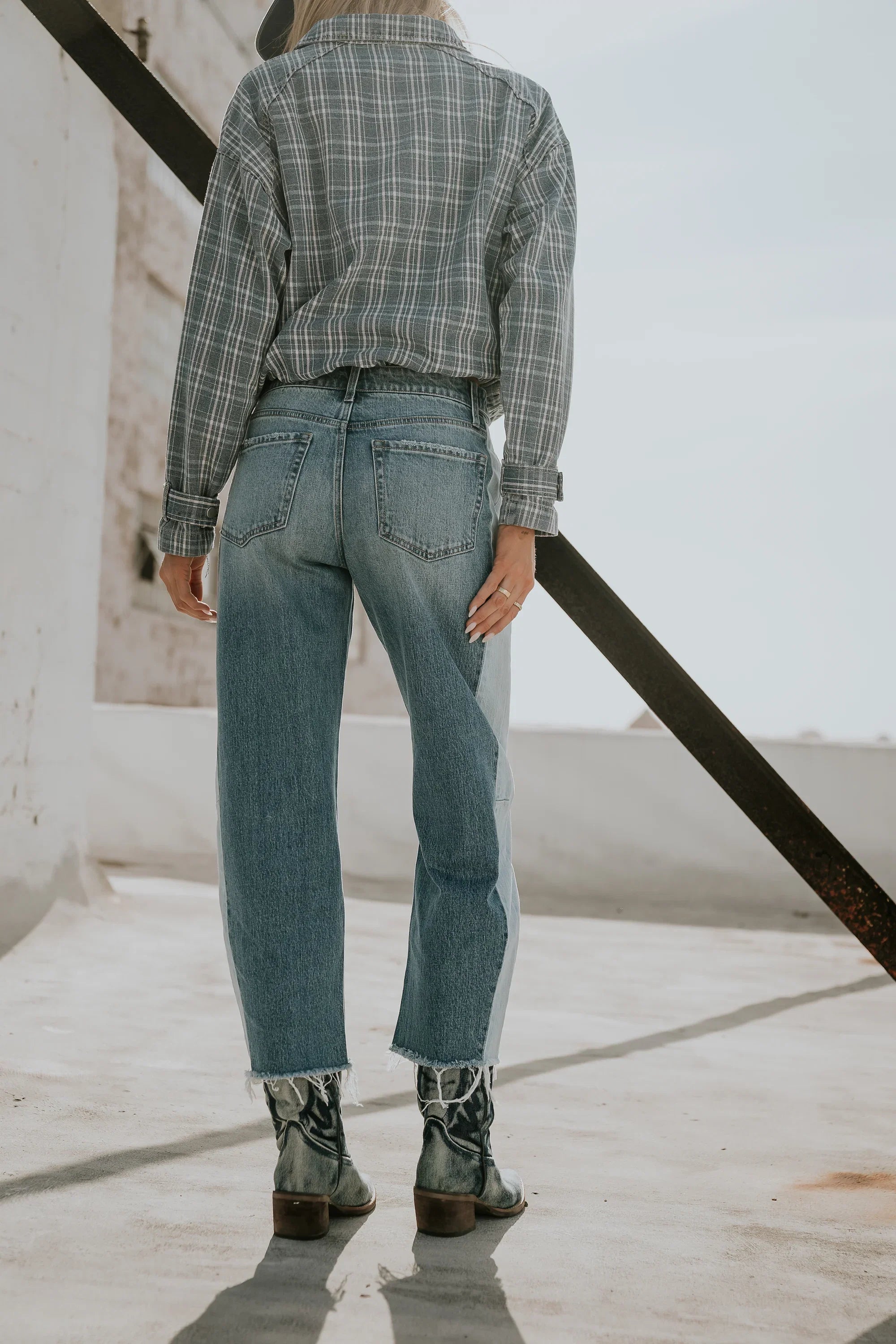 Karrie Two Toned Jeans