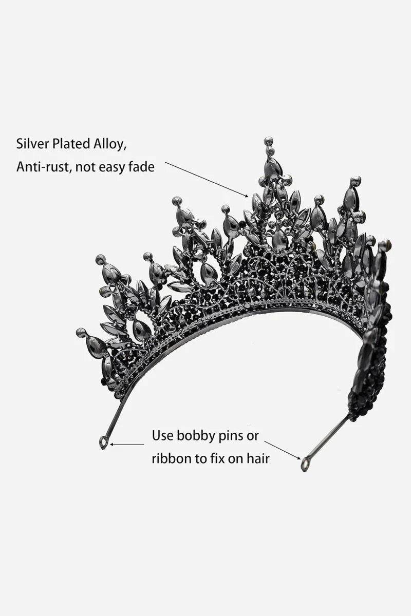 Pink Rhinestone Queen Tiara