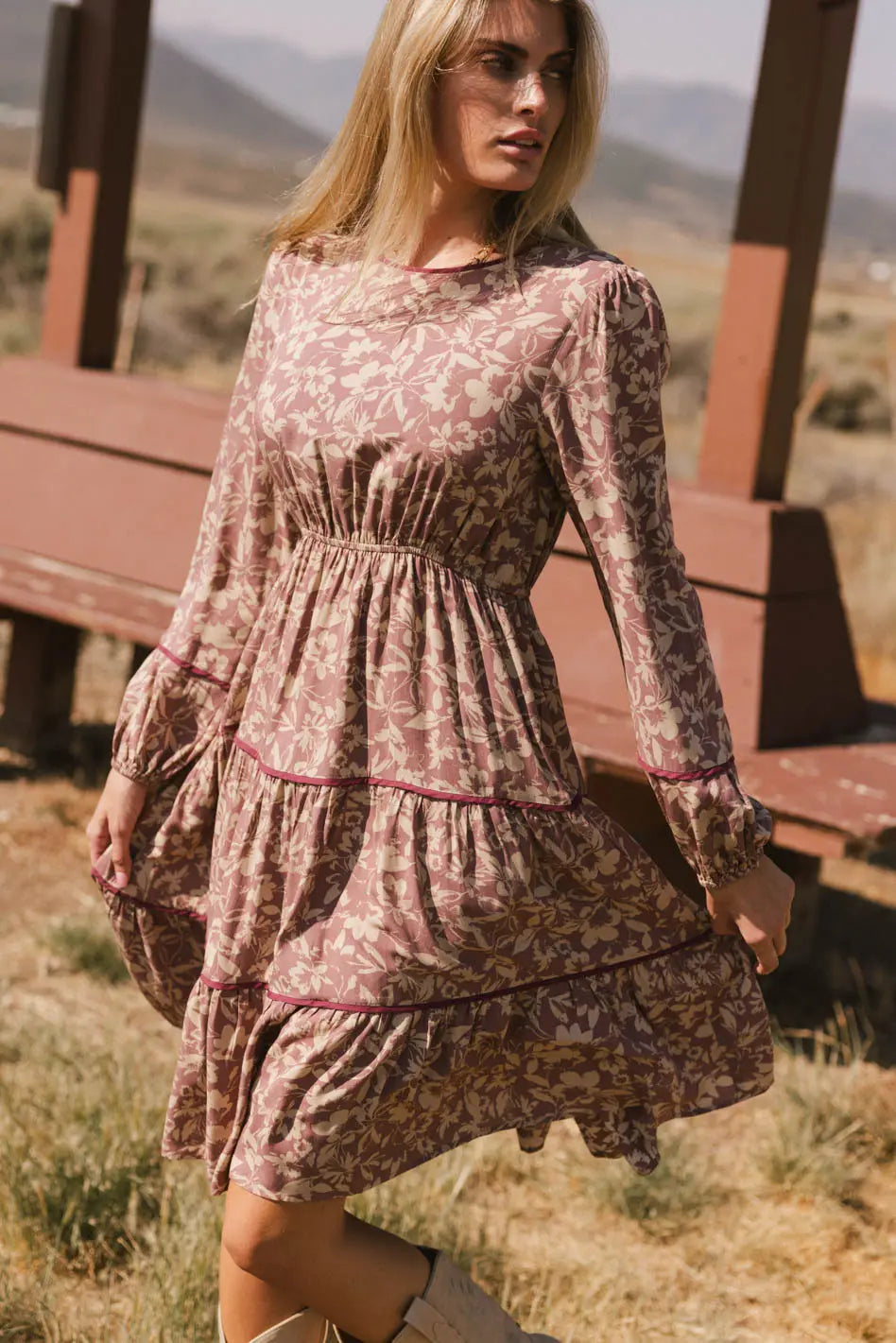 Arabella Floral Midi Dress FINAL SALE