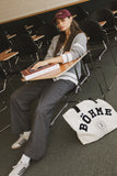 Jenna Striped Wide Leg Pants in Grey FINAL SALE