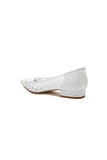 Lace Cocktail Pointed Toe Flats