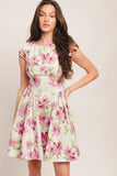 BLOSSOM BABE PINK MINI DRESS