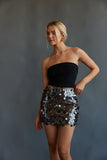Holly Disc Sequin Mini Skirt
