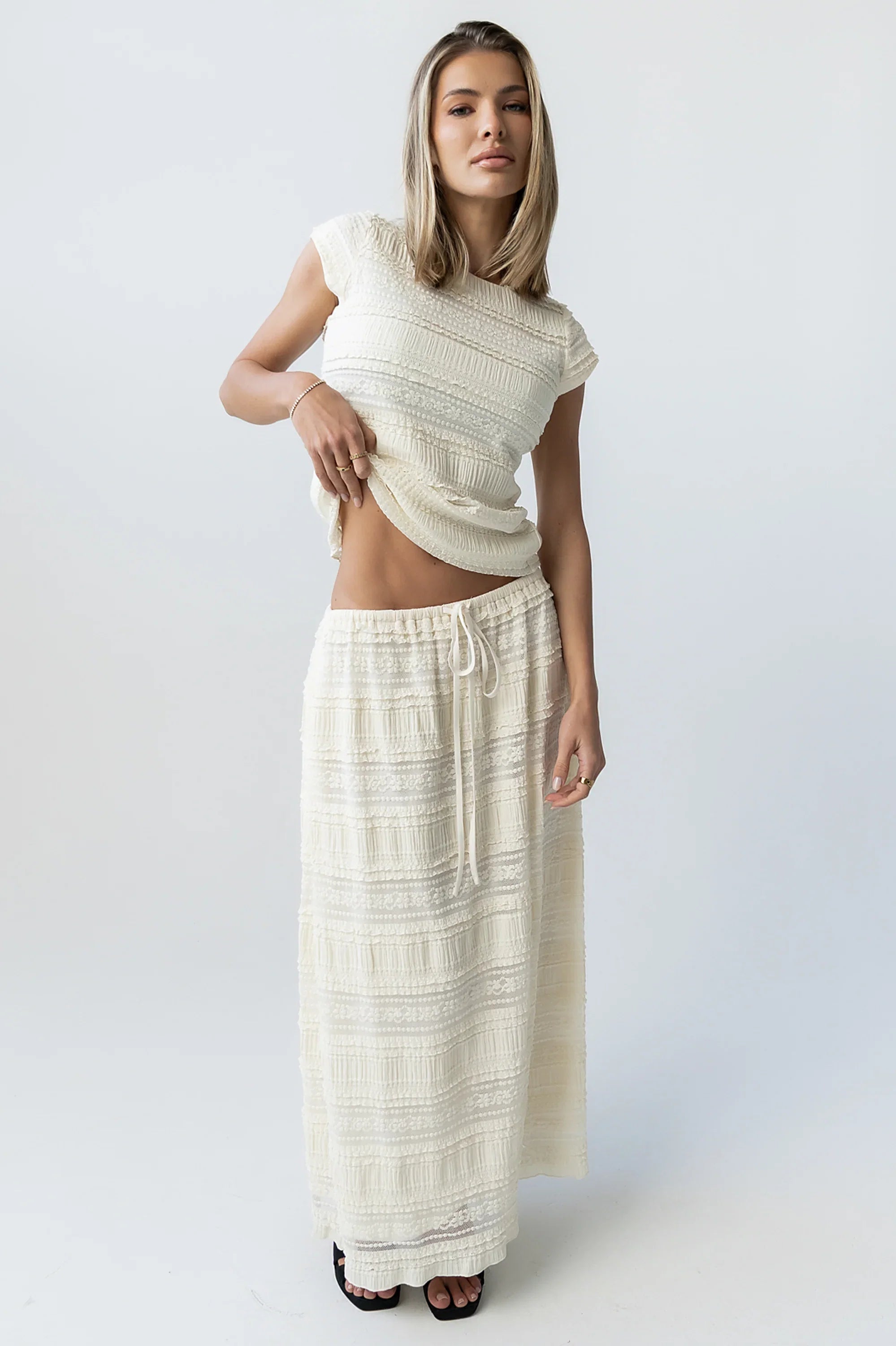 Markus Lace Maxi Skirt