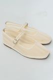 Morocco Mesh Flat in Bone