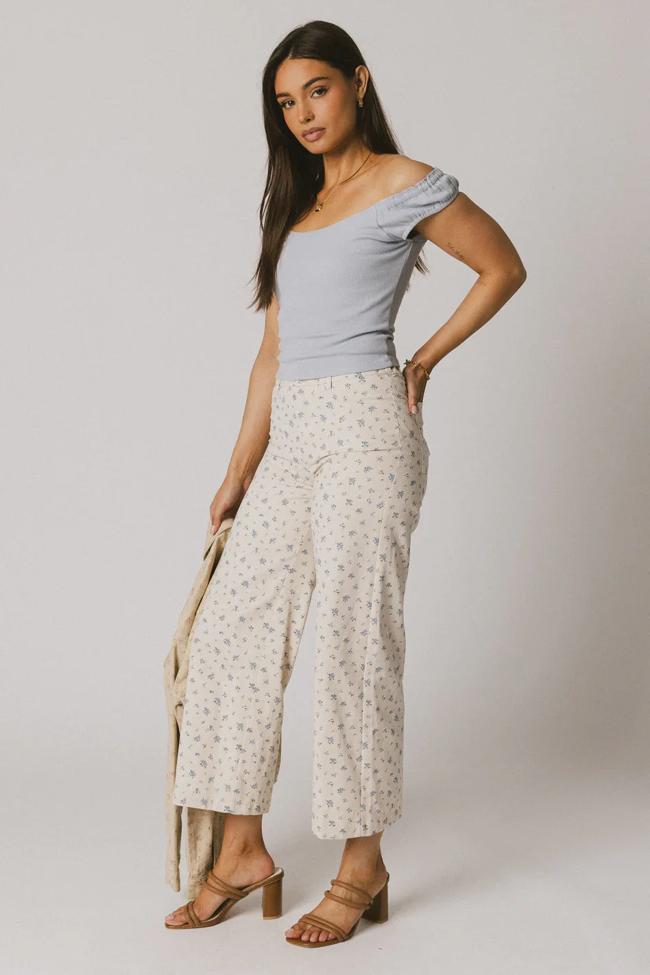 Megan Wide Leg Floral Pants FINAL SALE