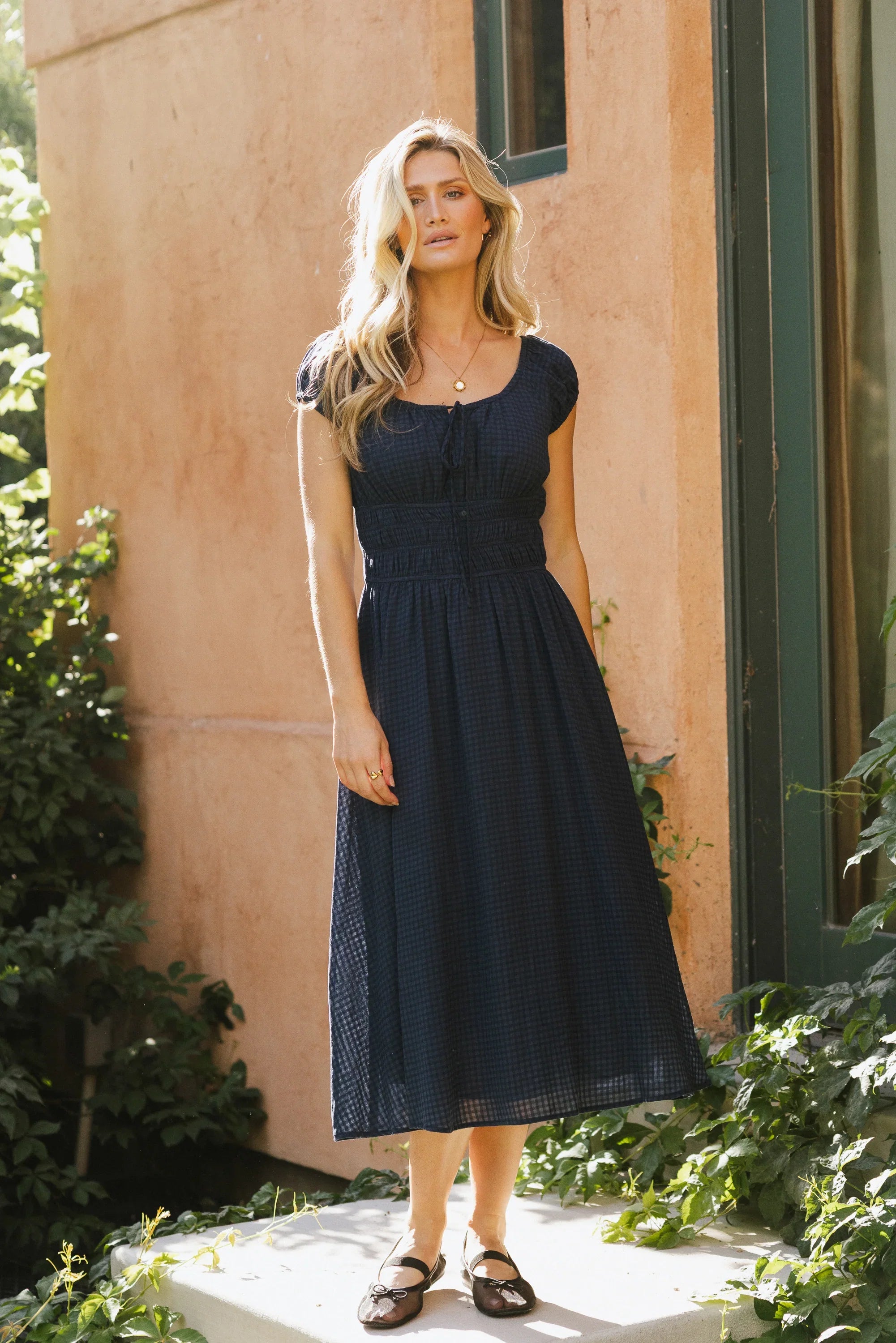 Kimber Plaid Midi Dress FINAL SALE