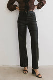 Tally Coated Wide Leg Jean FINAL SALE