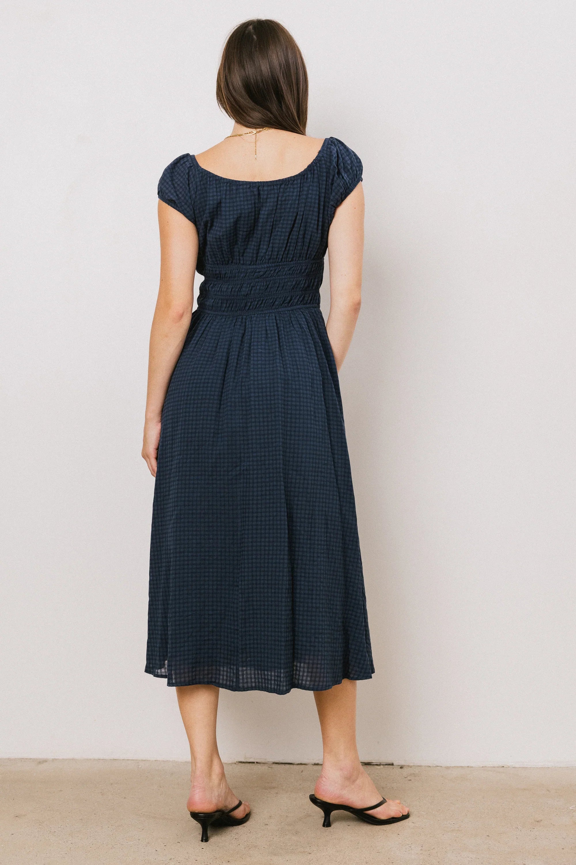 Kimber Plaid Midi Dress FINAL SALE