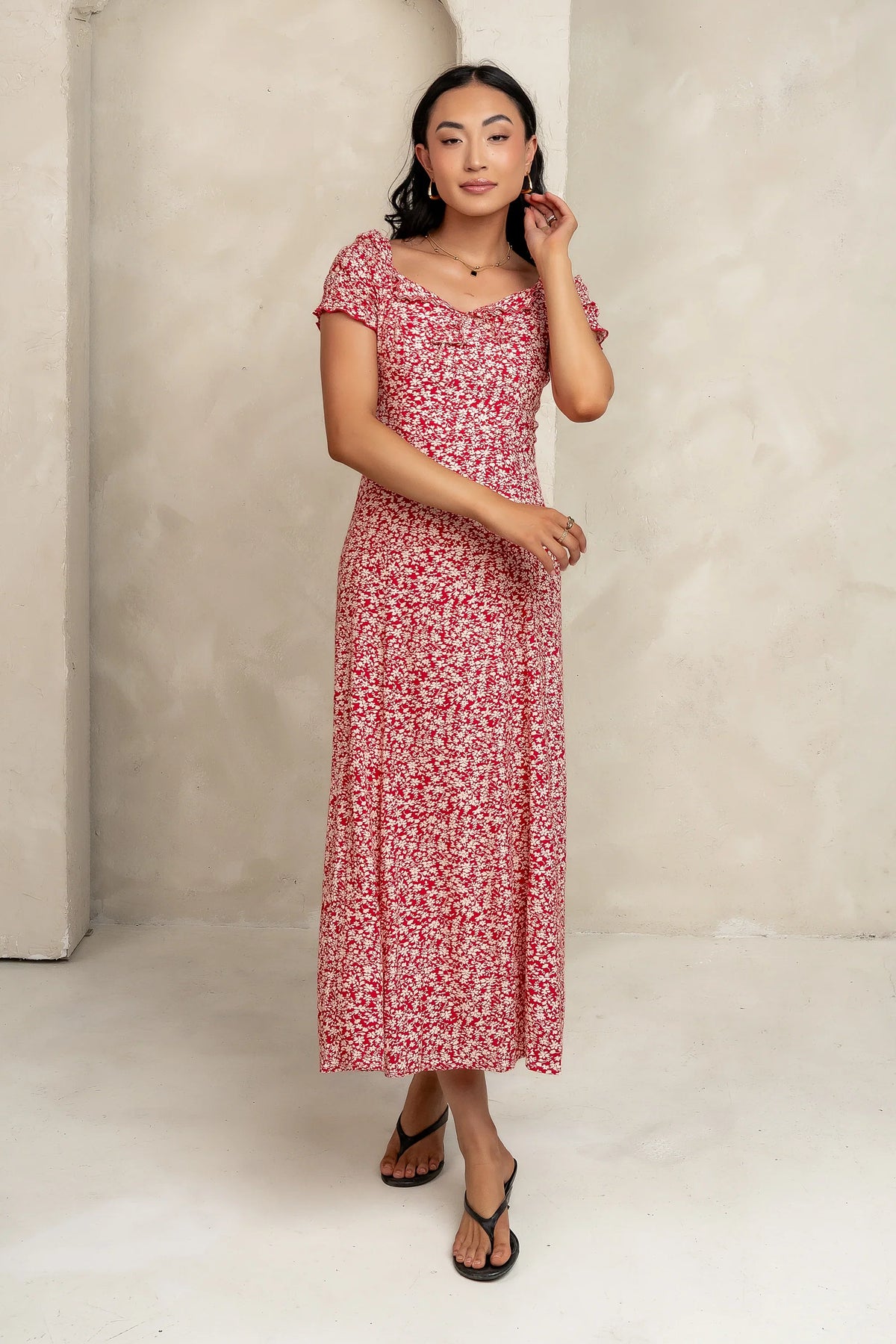 Marlow Maxi Dress in Red FINAL SALE